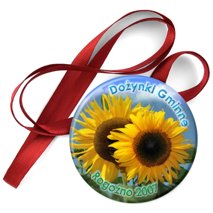 przypinka medal Dożynki Gminne - Rogoźno 2007