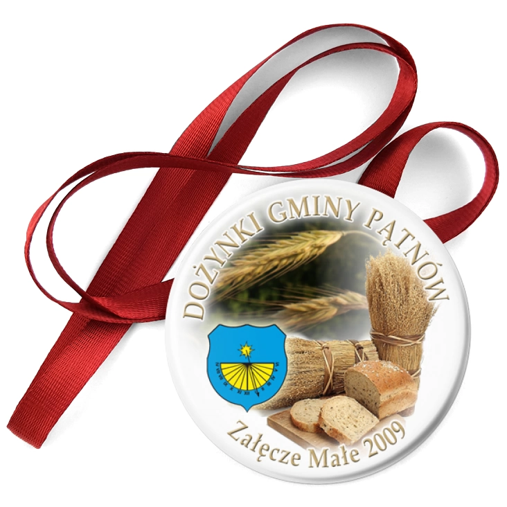 przypinka medal Dożynki Gminy Pątnów