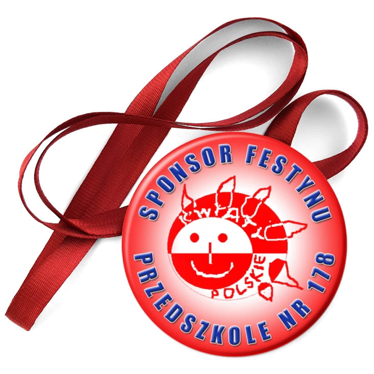 przypinka medal Festyn Przedszkole nr 178 w Poznaniu