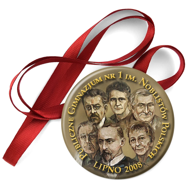 przypinka medal Gimnazjum Lipno
