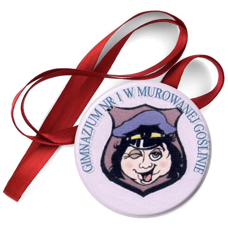 przypinka medal Gimnazjum nr 1 w Murowanej Goślinie