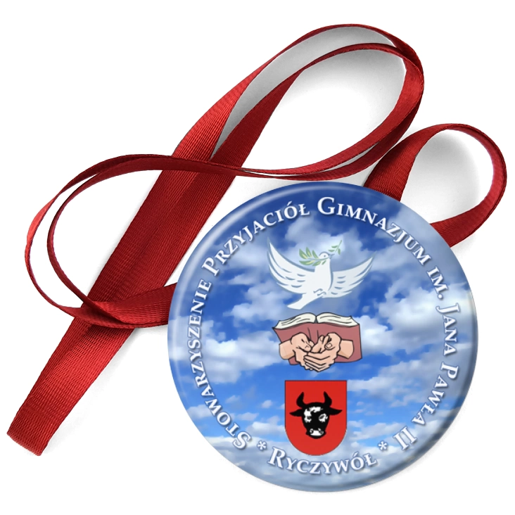 przypinka medal Gimnazjum Ryczywół