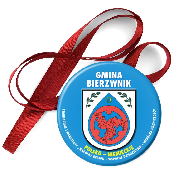 przypinka medal Gmina Bierzwnik