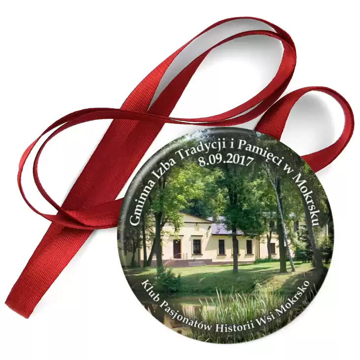 przypinka medal Gminna Izba Tradycji i Pamięć w Mokrsku