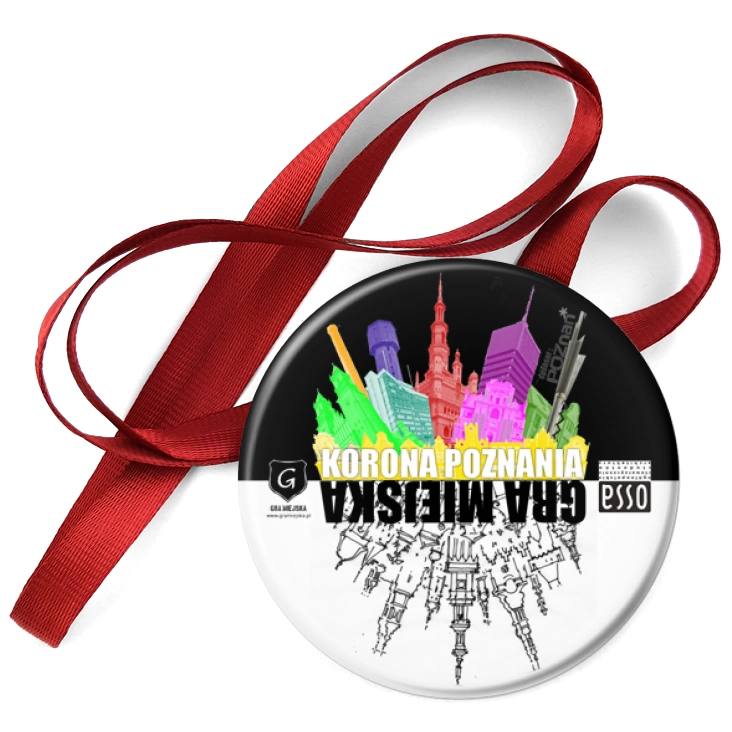 przypinka medal Gra Miejska Poznań