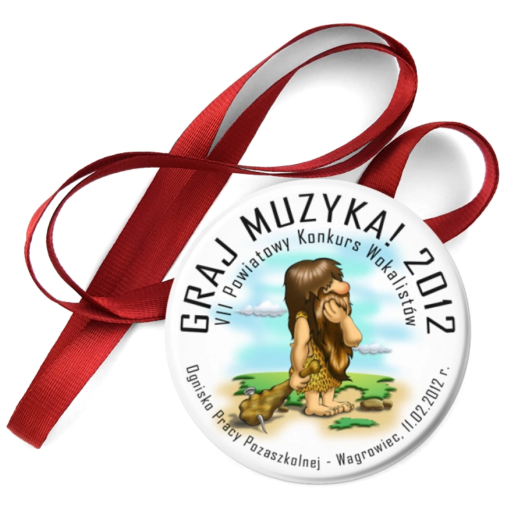 przypinka medal Graj Muzyka! 2012