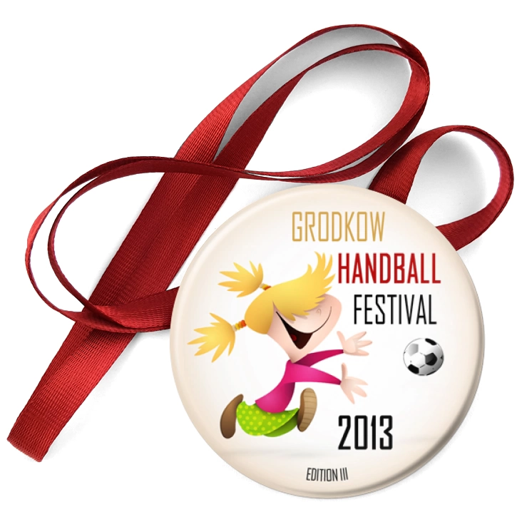 przypinka medal Handball Festiwal 2013
