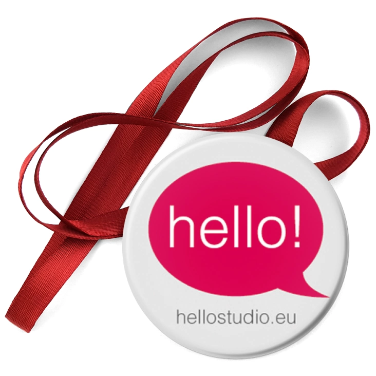 przypinka medal Hello! studio