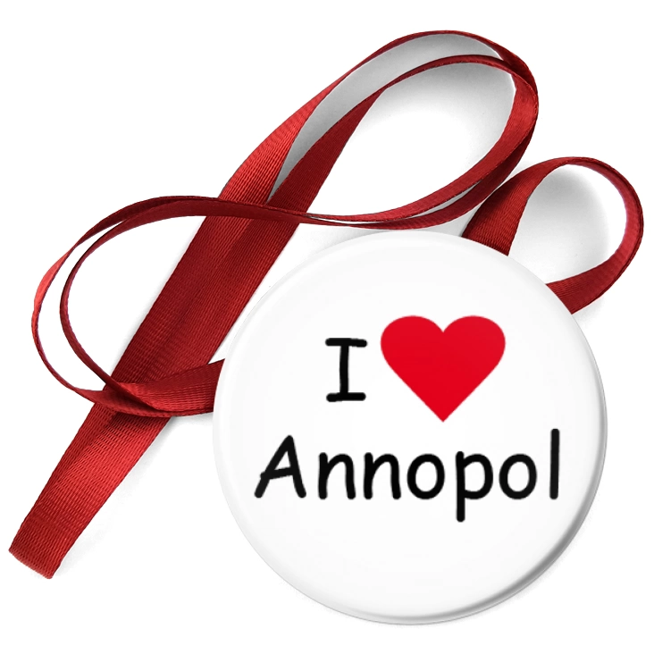 przypinka medal I love Annopol