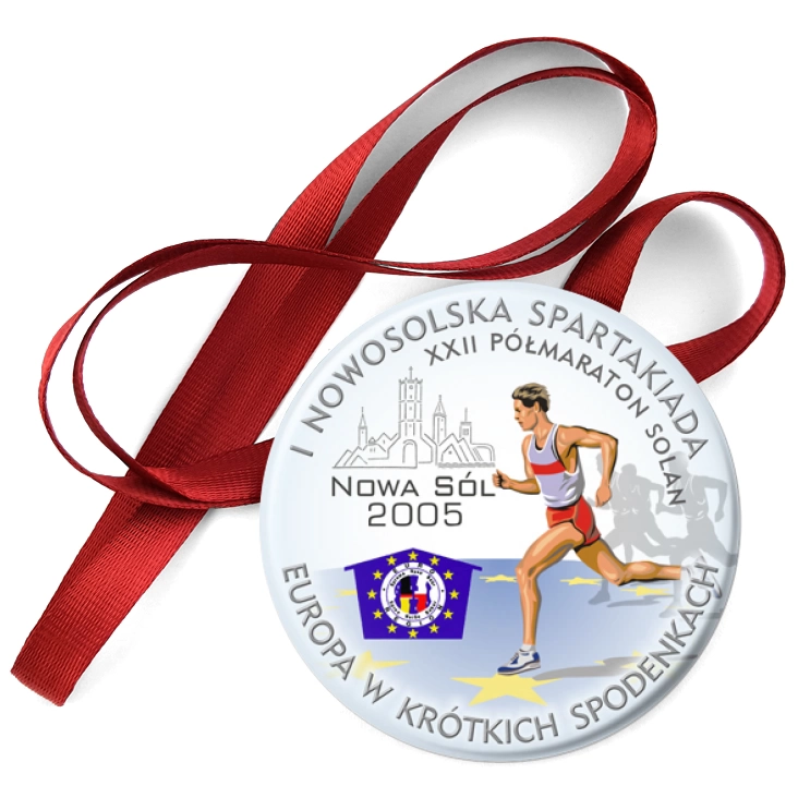 przypinka medal I Nowosolska Spartakiada