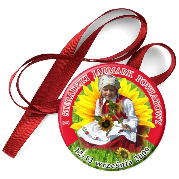 przypinka medal I Sieradzki Jarmark Powiatowy