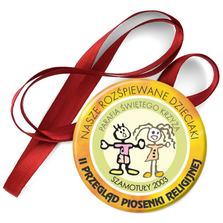 przypinka medal II Przegląd Piosenki Religijnej w Szamotułach