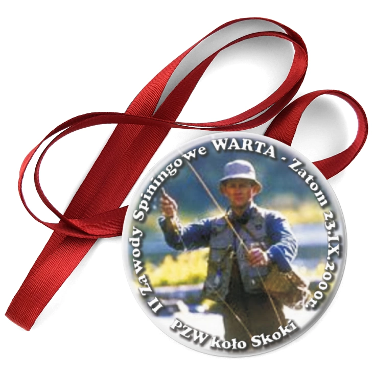 przypinka medal II Zawody Spiningowe WARTA