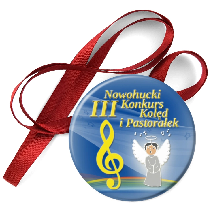 przypinka medal III Nowohucki Konkurs Kolęd i Pastorałek