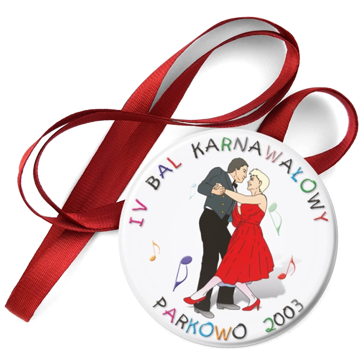 przypinka medal IV Bal Karnawałowy w Parkowie