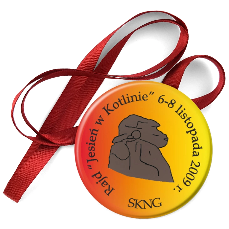 przypinka medal Jesień w kotlinie