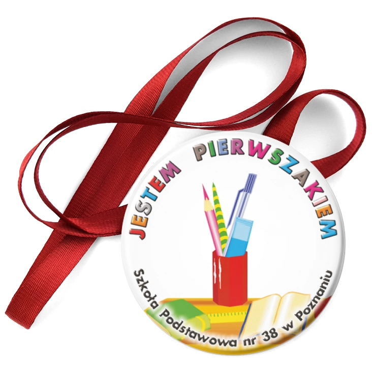 przypinka medal Jestem pierwszakiem