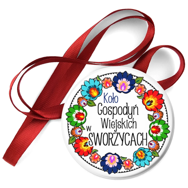 przypinka medal Koło Gospodyń Wiejskich w Sworzycach
