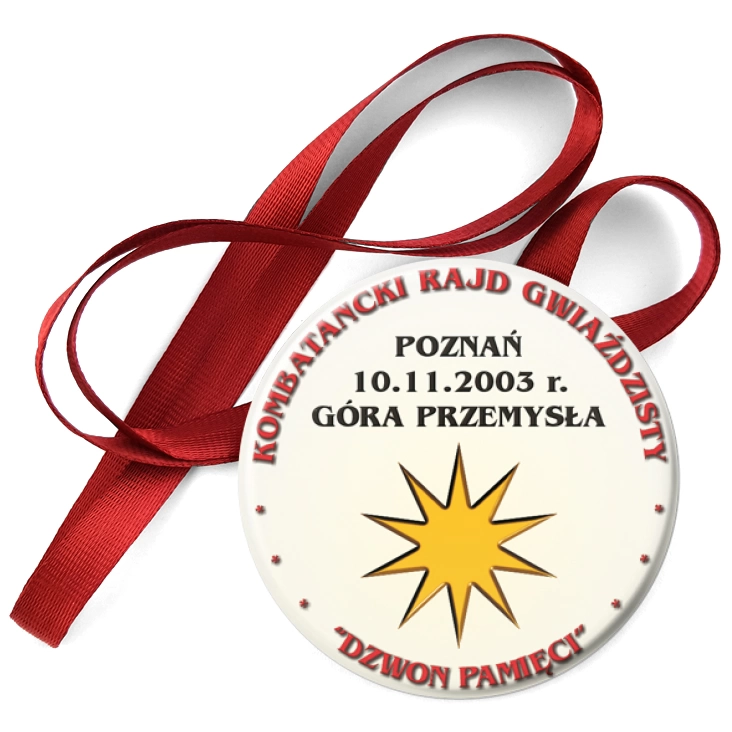 przypinka medal Kombatancki Rajd Gwiaździsty