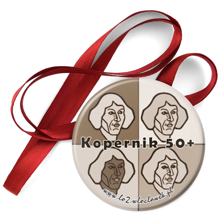 przypinka medal Kopernik 50+