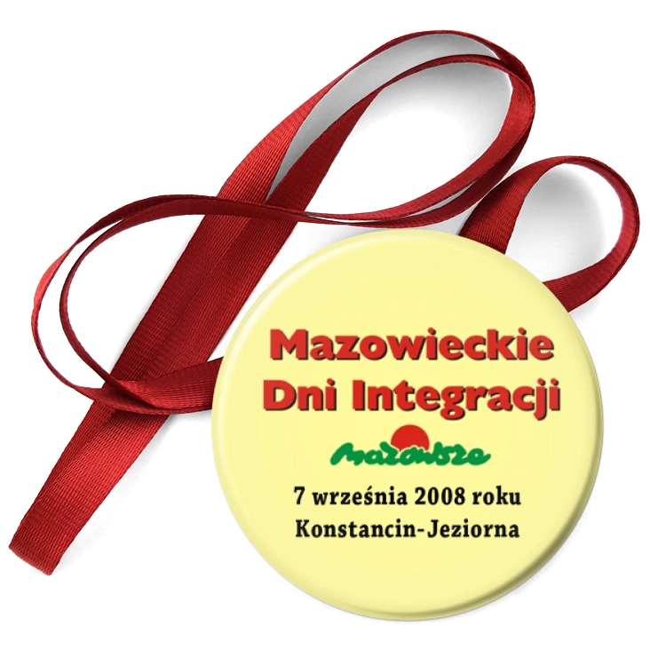 przypinka medal Mazowieckie Dni Integracji