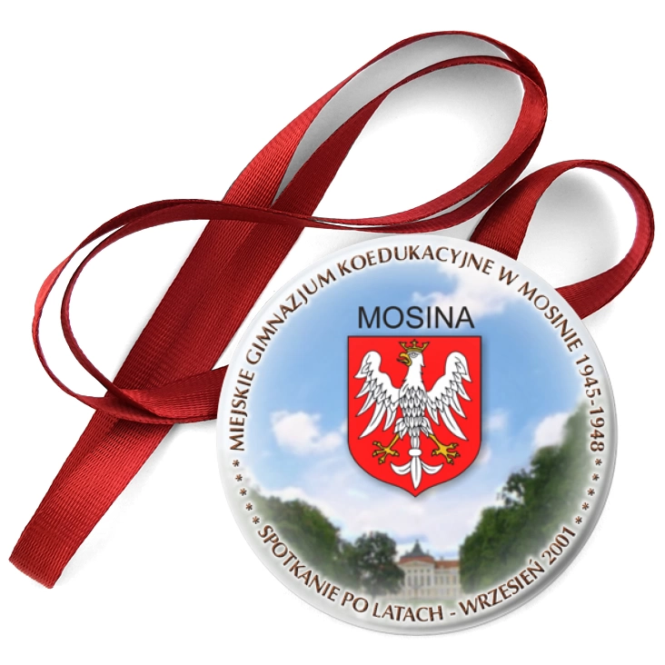 przypinka medal Miejskie Gimnazjum Koedukacyjne w Mosinie