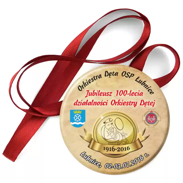 przypinka medal Orkiestra Dęta OSP Łubnice