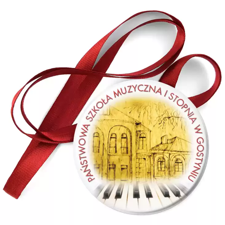 przypinka medal Państwowa Szkoła Muzyczna I Stopnia w Gostyniu