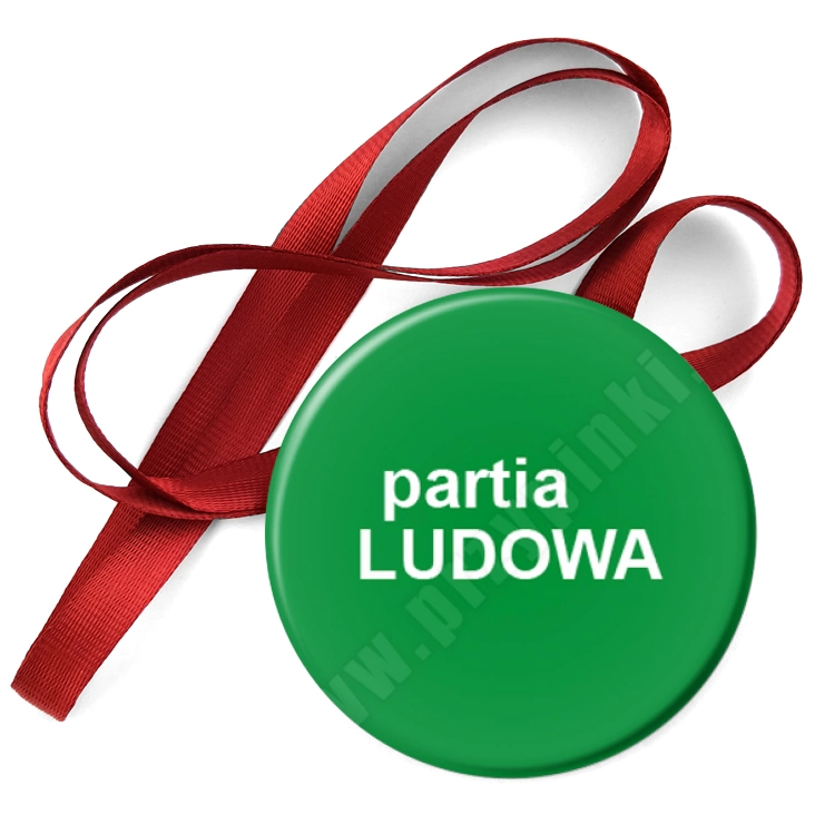 przypinka medal Partia ludowa