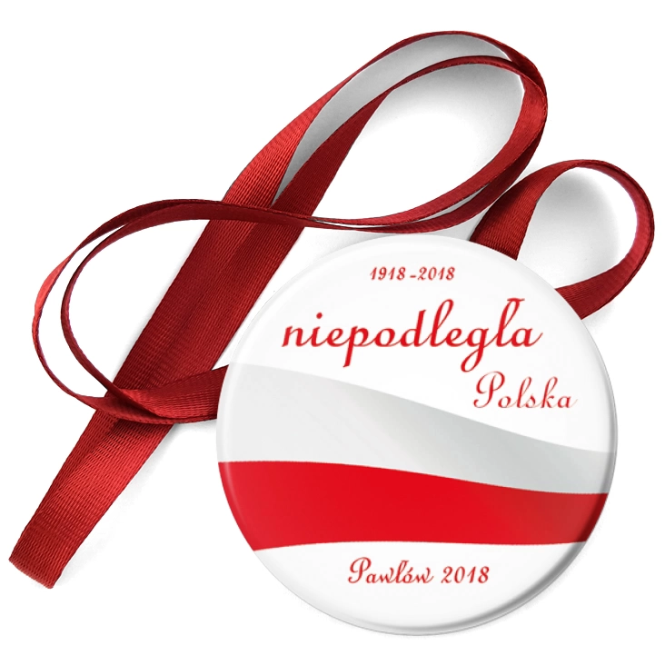 przypinka medal Pawłów 2018