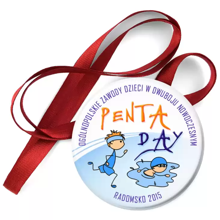 przypinka medal Penta Day 2015