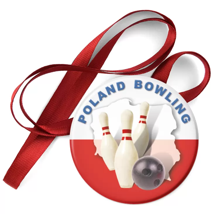 przypinka medal Poland Bowling