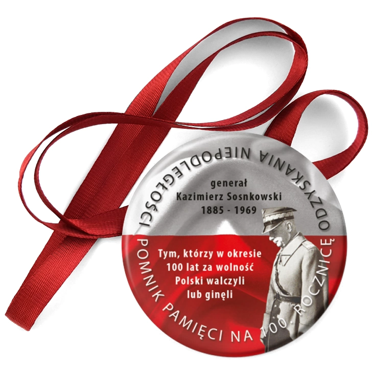 przypinka medal Pomnik pamięci