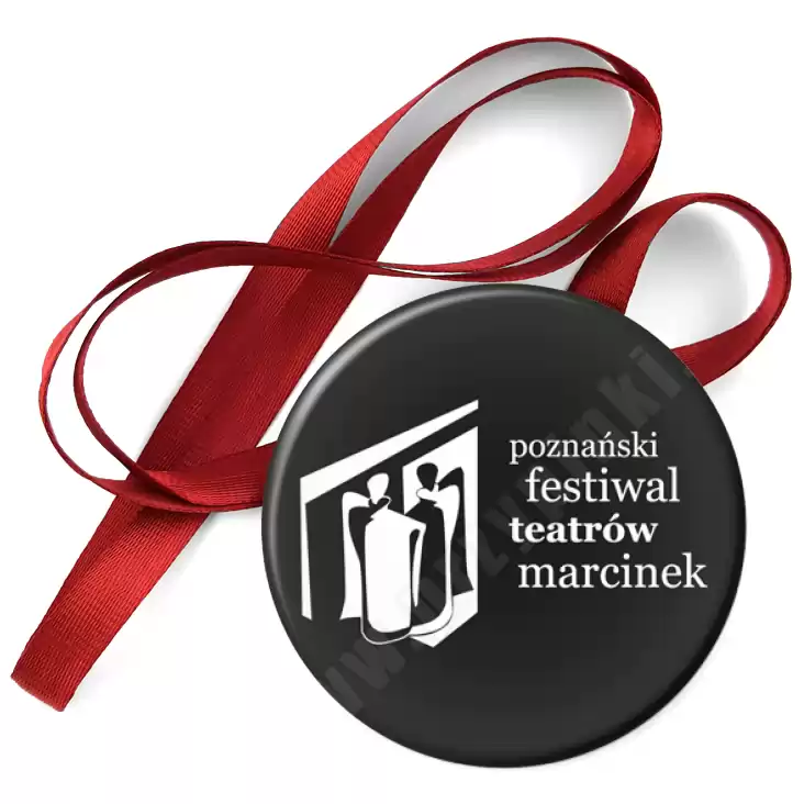 przypinka medal Poznański Festiwal Teatrów Marcinek