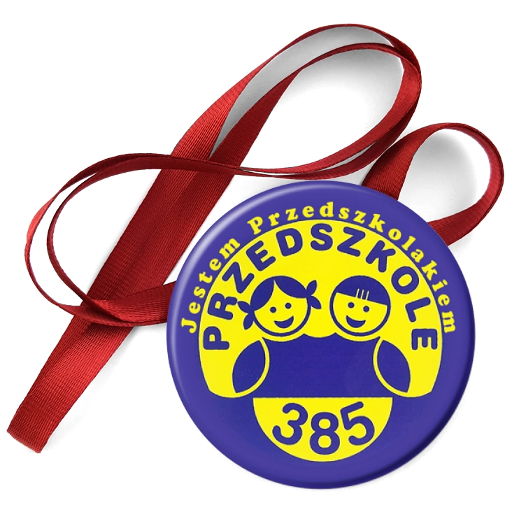 przypinka medal Przedszkole nr 385