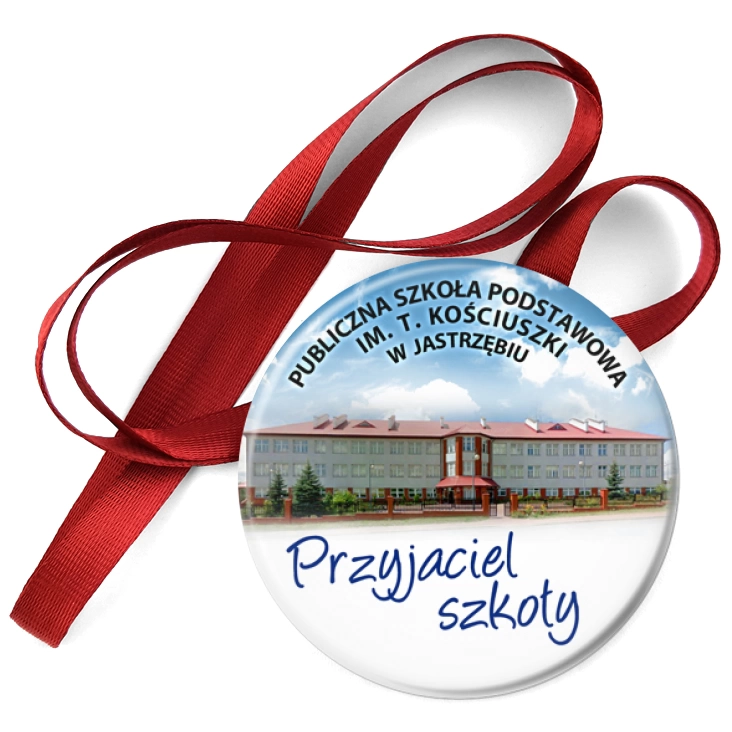 przypinka medal Przyjaciel Szkoły