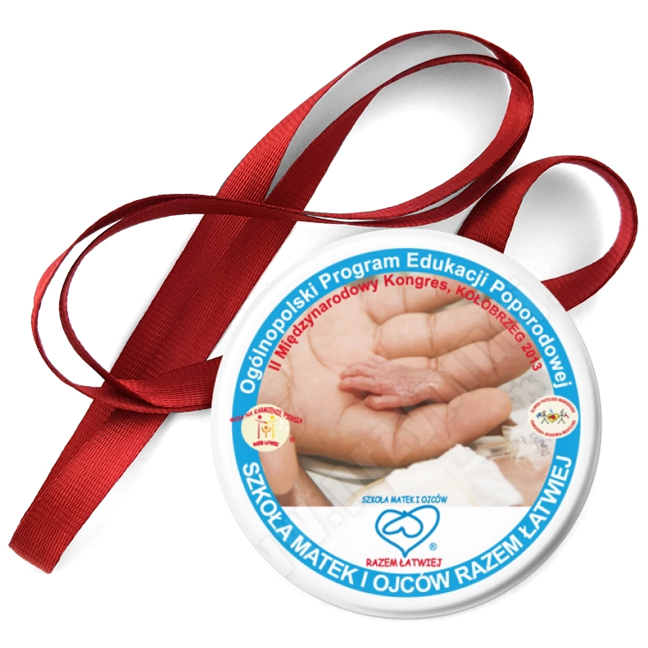 przypinka medal Razem Łatwiej 2013