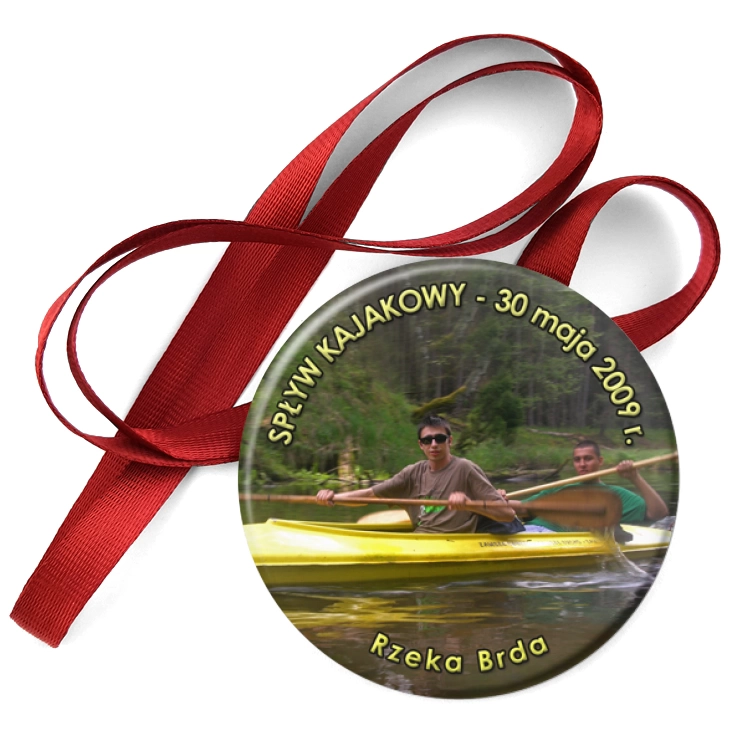 przypinka medal Spływ Kajakowy