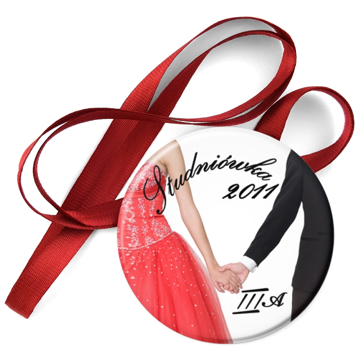 przypinka medal Studniówka 2011 - III A