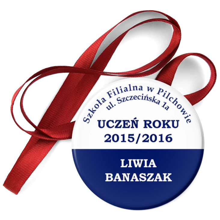 przypinka medal Szkoła Filialna w Pilchowie
