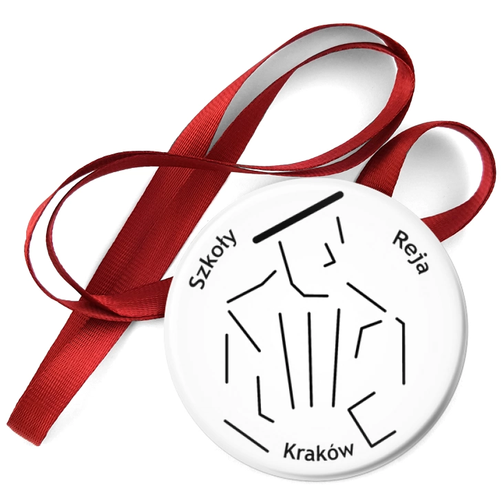 przypinka medal Szkoły Reja