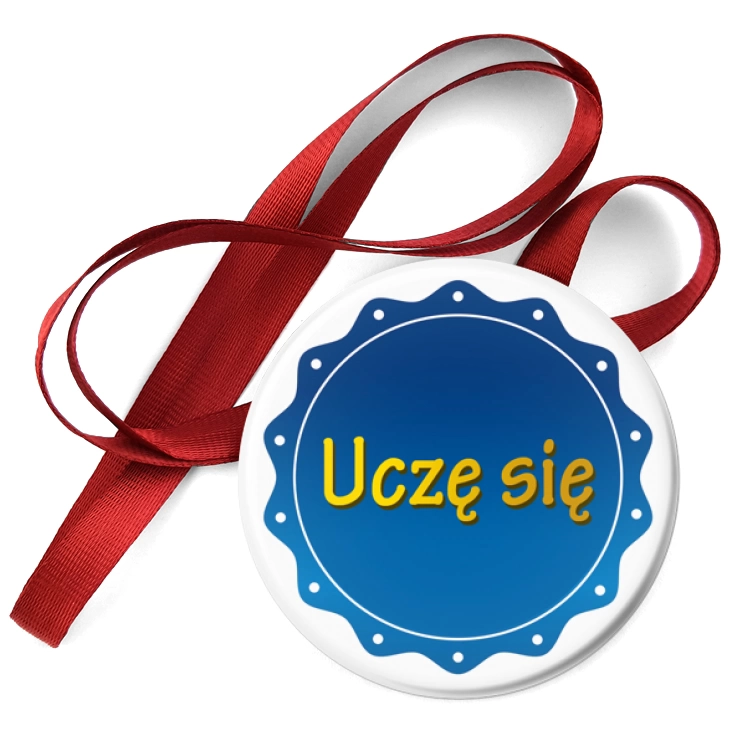 przypinka medal Uczę się