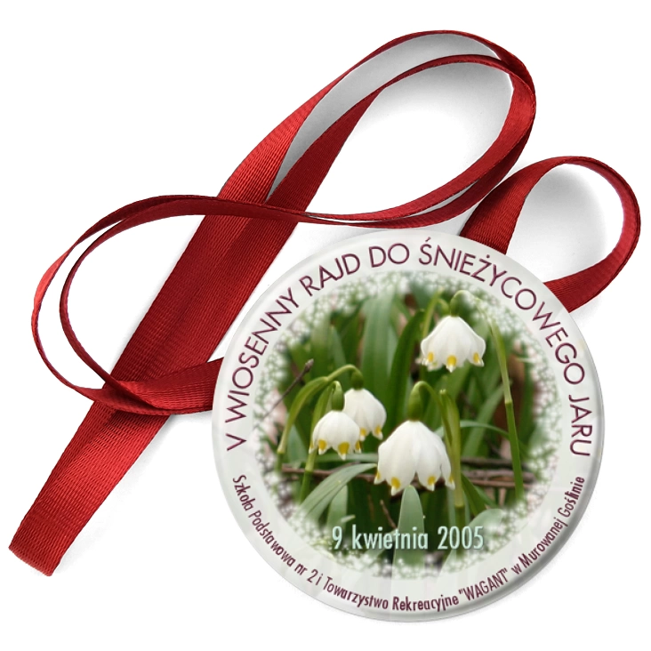 przypinka medal V Wiosenny Rajd Do Śnieżycowego Jaru