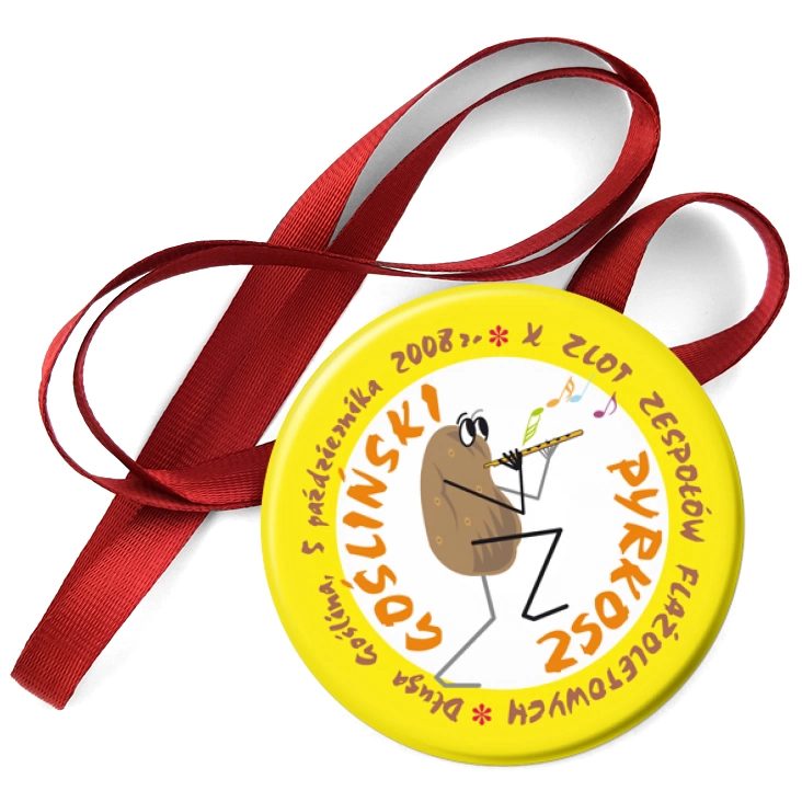 przypinka medal V Zlot Zespołów Flażoletowych PYREK