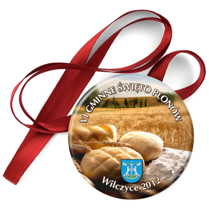 przypinka medal VI Gminne Święto Plonów
