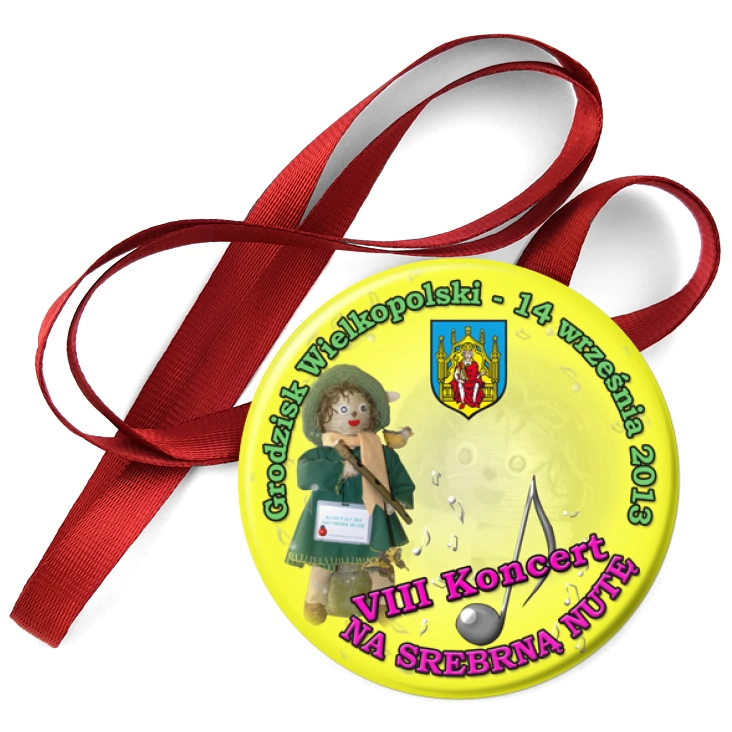 przypinka medal VIII Koncert Na Srebrną Nutę