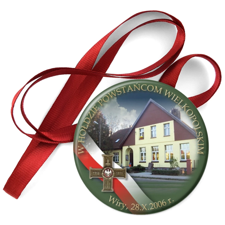 przypinka medal W Hołdzie Powstańcom Wielkopolskim 2006