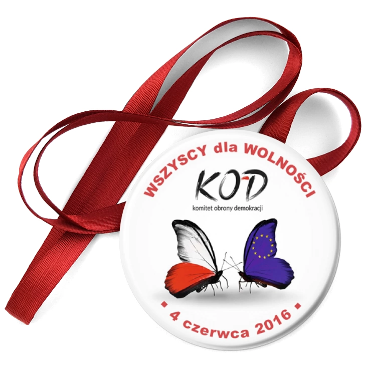 przypinka medal Wszyscy dla wolności