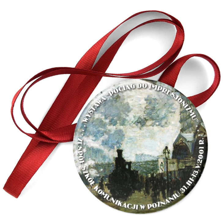 przypinka medal Wystawa Pociąg do impresjonizmu