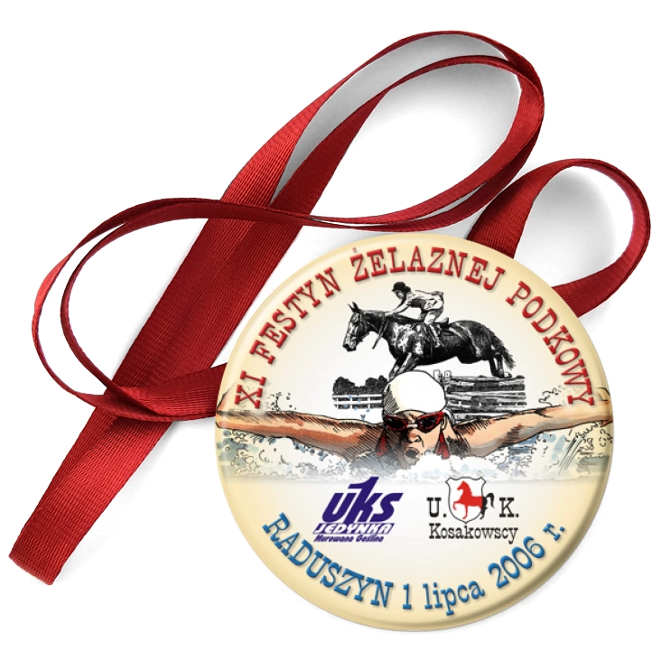 przypinka medal XI Festyn Żelaznej Podkowy